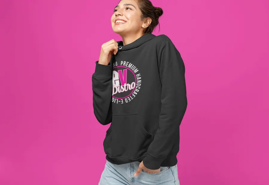 Hoodie mockup - EV Distro